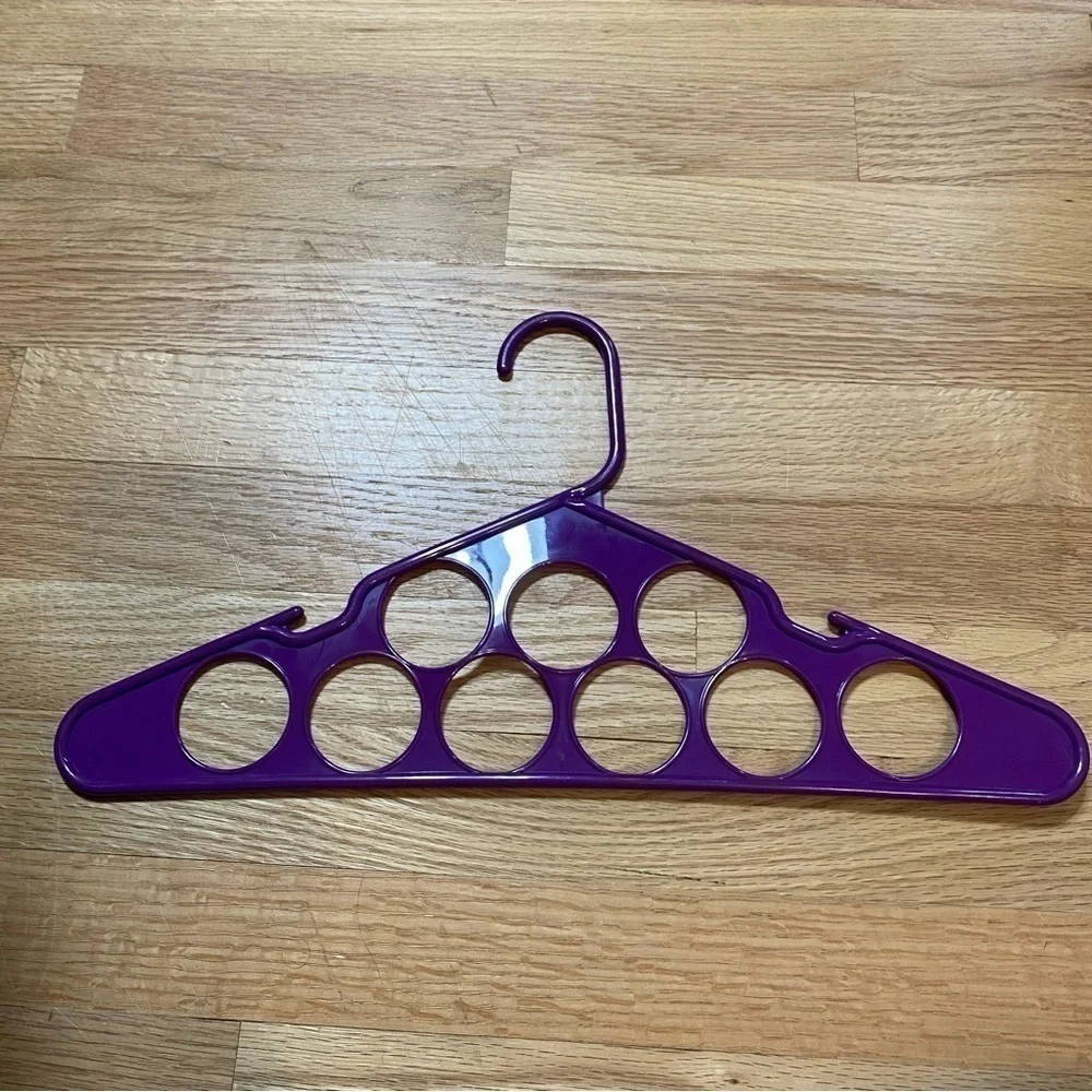 Purple Scarf Hanger Closet Storage